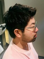 エムエイチザバーバー 本町(MH THE BARBER) 大人アップバングショート【北浜・堺筋本町・淀屋橋】