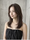 似合わせ顔まわり×透け艶ブラウン