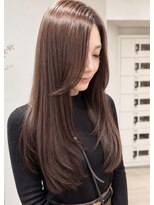 イグレック 庄内本店(igrek) 顔周りレイヤーカット微還元トリートメント