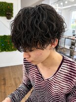 ユイマァルスロウ 岡山(YUIMARLSLOW)&nbsp;岡山メンズサロン20代30代波巻きツイストスパイラルパーマ