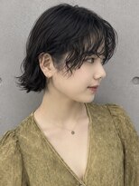 エストアール フクオカ 福岡博多店(est-r. Fukuoka)&nbsp;ミディアムウルフ×パーマ