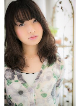 美容室 ファクト(fact) 大人可愛い☆20代30代40代★極上艶髪巻きロング×透明感カラー