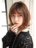 【人気スタイル♪】切りっぱなし外はねボブ