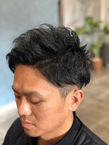 ボヌール ヘアーワークス(Bonheur hair works)&nbsp;王道モテメンズスタイル×アラウンドブロック×束感