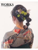 ワークス ヘアデザイン(WORKS HAIR DESIGN)&nbsp;卒業式 着物 袴ヘアセット