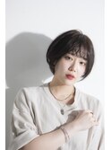抜け感ショートボブ