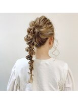 ボアップ 新居浜店(boappu)&nbsp;#紐アレンジ #ヘアセット #ヘアアレンジ