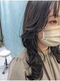 【モゾ美容院】天使のハネで重めくびれスタイルで毛先もツヤツヤ