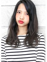 ラミ(L'ami)&nbsp;『 ダークグレージュ 』 × 『 外国人クセ毛風 』semi-long☆