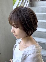 ロエ 平尾山荘(loe)&nbsp;【脱白髪染めハイライト】大人可愛いショート/平尾/高宮/薬院