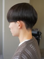 エルマーク(L-MARK) 黒髪マッシュナチュラルマッシュメンズヘア韓国ツーブロック