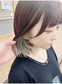 インナーカラーイヤリングカラー×美髪ボブ[横浜/東神奈川]