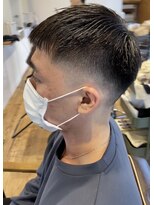 アメラボ 平針店(AmeLab)&nbsp;AmeLab【クロップカット】ナチュラルフェード　ベリショ　仙石