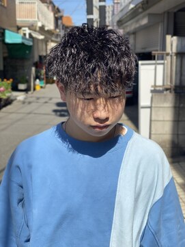 スウェル 船橋店(Swell) ウルフ/アッシュブラック/カルマパーマ/ベリーショート/船橋