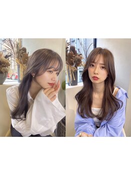 【小顔見せ×結んで可愛い】憧れの韓国風艶髪ロング☆下ろしても結んでも可愛いレイヤーカットがおすすめ◇