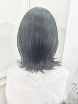 ブルー 盛岡店(BLUE)&nbsp;イメチェン/艶髪/ダークアッシュ/大人ミディアム/