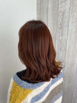 シエル 立川店(CIEL) オレンジブラウン×ロング【CIEL×maki】