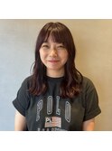 ブリーチなしチェリーレッド^^