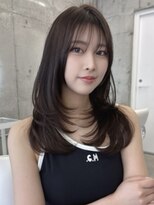 エヌアイ オモテサンドウ(ni omotesando)&nbsp;憧れ韓国くびれヘア/顔まわりカットレイヤーカット艶髪黒髪