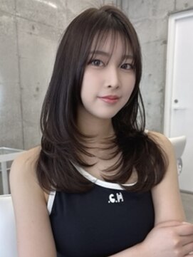 エヌアイ オモテサンドウ(ni omotesando) 憧れ韓国くびれヘア/顔まわりカットレイヤーカット艶髪黒髪