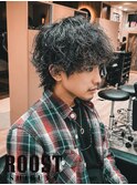 スパイラルパーマ