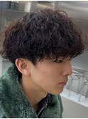 渋谷ツイストスパイラル強めマッシュ波巻きスパイラルパーマ20代