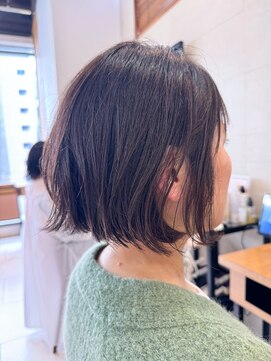 ラフ フロム ガーデン(Laf from GARDEN) くせ毛生かし/切りっぱなしボブ/