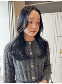レイヤーカット×韓国巻き