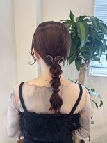ジジ インターパーク 宇都宮(Gigi) タイト編みおろし/お呼ばれヘア