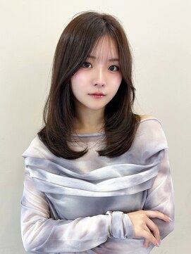 シエルバイアフロート(ciel by afloat) 〇 レイヤーカット ワンカール 韓国ヘア シースルーバング