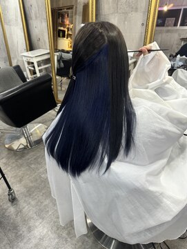 ミラク 町田(MIRAC) インナーカラー/インナーブルー/結んでも可愛い