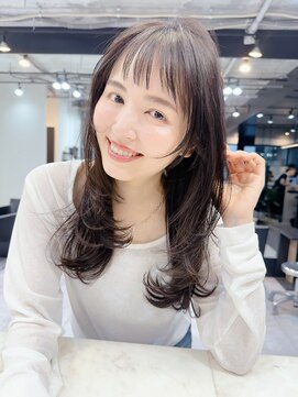 ファンナギンザ(FaNNa ginza) フェイスレイヤー/韓国レイヤー/グレージュ/シースルー/前髪