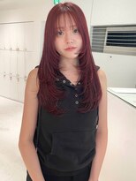 ロイリー バイ ローウェ 立川(Loely by Louwe)&nbsp;layer cut/wine red
