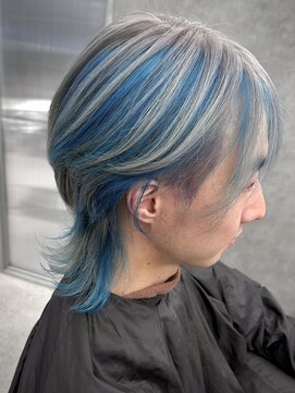 いろあそび 八王子 【デザインカラー】シルバー×ブルー