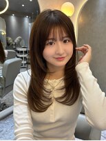 ジーナ 天神(Zina)&nbsp;ミディアムレイヤーカット/大人ガーリー/似合わせカット福岡天神