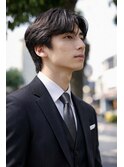 《スーツ仕事でもカッコいい》/シャドウパーマ/フェザーパーマ