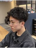 ルーズショートパーマ/短め動き強め