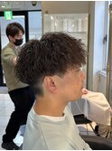 ツイストスパイラル 縦落ちパーマ 縦落ちスパイラル 波巻き