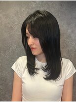 ココア(cocoa)&nbsp;暗髪でも垢抜ける顔まわりレイヤー☆