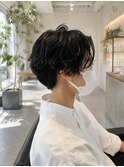 【小池】コンパクトハンサムショート×アンニュイパーマ