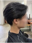 メンズフェザーショート