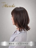美容室 マルシェ 【岡谷市イルフプラザ1F/美容室マルシェ】_白髪染め×レイヤー