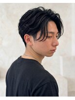 ボイスヘア(voice hair)&nbsp;カット+フェザーパーマ+眉毛メンテ付き◎好感度抜群スタイル