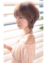ひし形でふんわり 立体的な大人ショートボブ☆