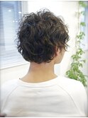 マッシュショートボブ☆パーマスタイル
