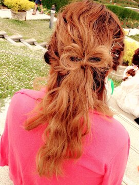 アチーブ 姫路店(Achieve) 【Achieve】ハーフの紐リボン　Stylist　平石