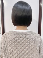 ヘアーアンドアトリエ マール(Hair&Atelier Marl) 【Marl】シンプルなカットラインの切りっぱなしボブ