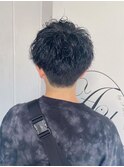 メンズパーマ/ソフトスパイラルパーマ◆ブルーグレージュ