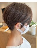 アッシュベージュ×ふんわりショート_TREAT船堀