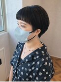 オン眉タイトショート